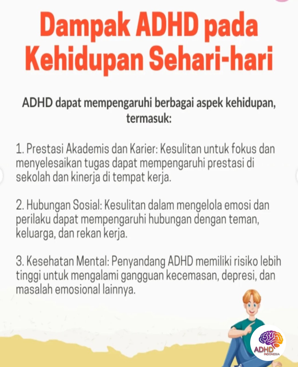 ADHD dan Hubungan Sosial Anak di Lingkungan Sekolah di Kota Tebing Tinggi