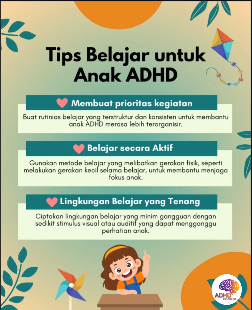 Strategi Belajar yang Cocok untuk Anak ADHD di Kota Tebing Tinggi